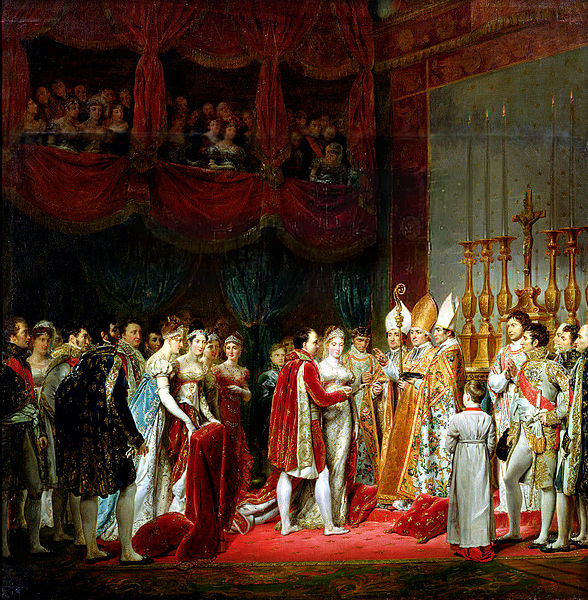 Marriage of Napoleon and Marie Louise of Savoy, March 11, 1810 (Georges Rouget) (1783-1869) Château de Versailles, Inv. 1455.
